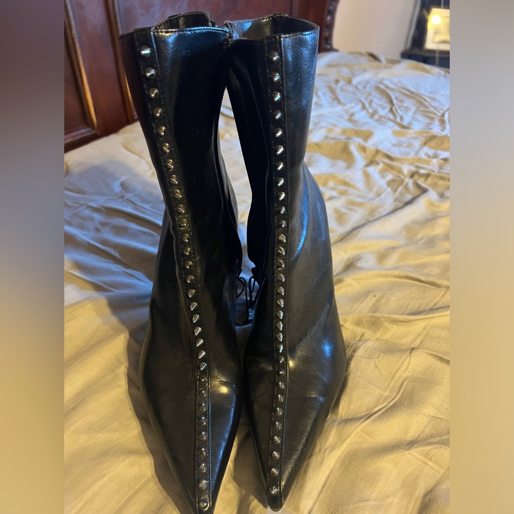 Super Cute 8.5 Zara Spiked Boots